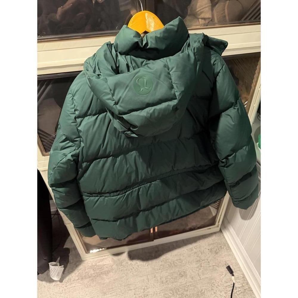 NWOT Lululemon Women’s Wunder Puff Jacket with Hood Everglade Green 12 like new - Picture 4 of 6